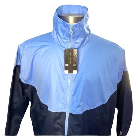 Nike Womens NBA Chicago Bulls City Edition Courtside Blue Full-Zip Jacket M NWT - Picture 15 of 16